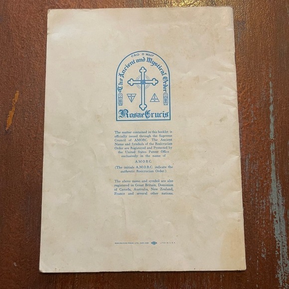 MASTERY OF LIFE The Ancient And Mystical Order Rosae Crucis 16th Edition - Picture 2 of 4